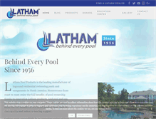 Tablet Screenshot of lathampool.com